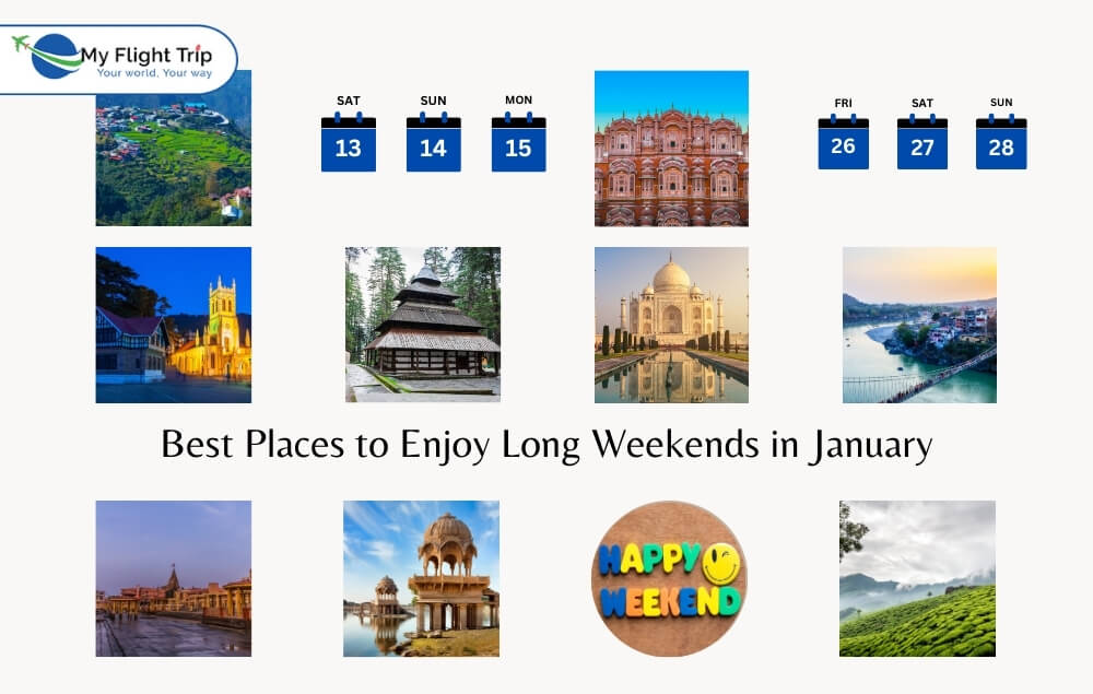 Best Places to Enjoy Long Weekends in January